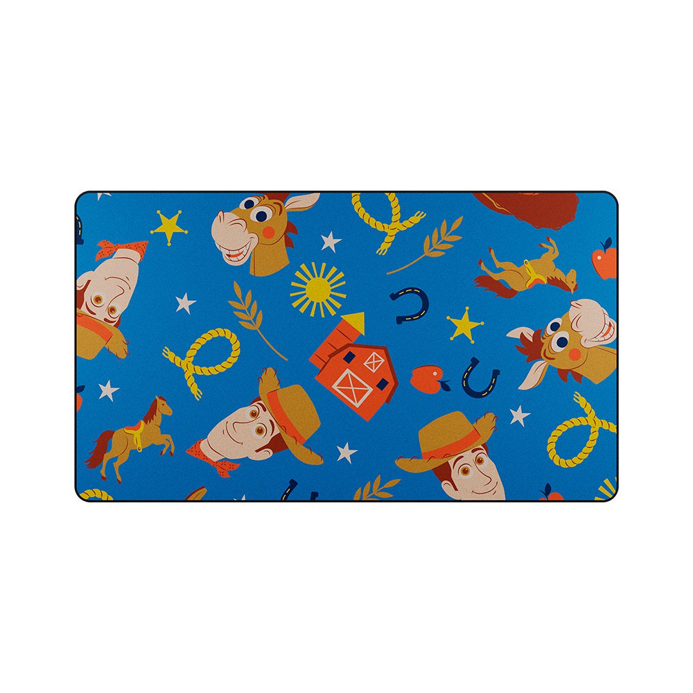 Mouse Pad XL Toy Story Woody Antideslizante de 65 x 37 cm con Bordes Reforzados Color Azul…