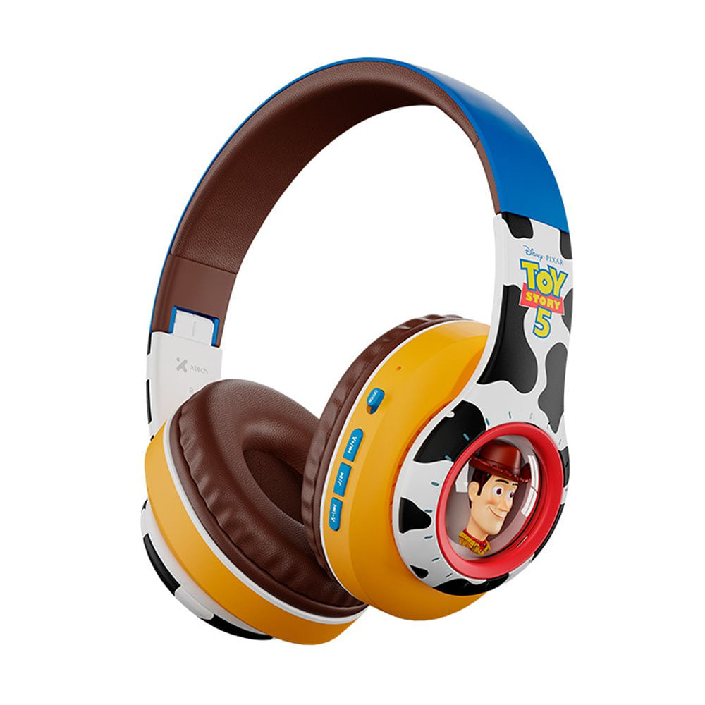 Audífonos Inalámbricos Toy Story Woody Diseño 3D Bluetooth 5.3 con Micrófono y Entrada Auxiliar
