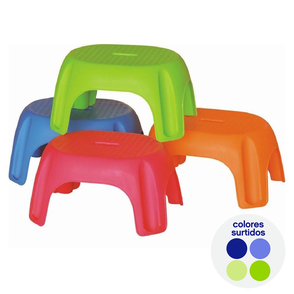 Banco Infantil Plástico Colores Surtidos