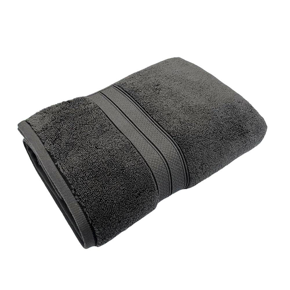 Toalla de Baño Absorbente Color Gris Oscuro