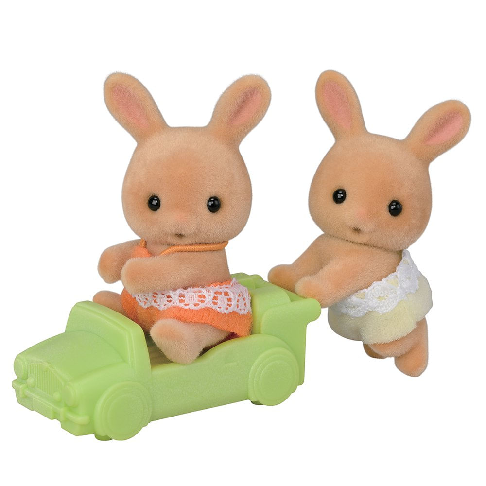 Sylvanian Families Sunny Rabbit Twins Set de Figuras Coleccionables