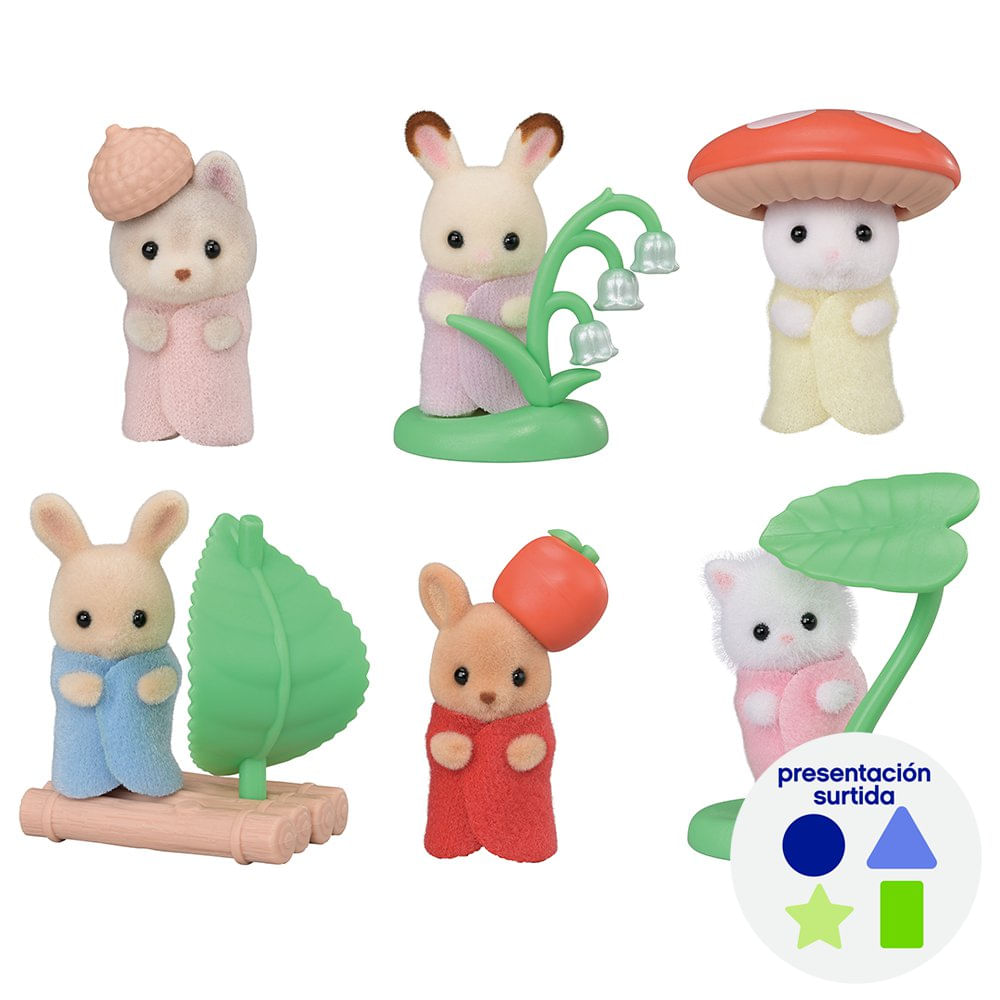 Sylvanian Families Mini Forest Costume Baby Series Figura Sorpresa Coleccionable Diseños S…