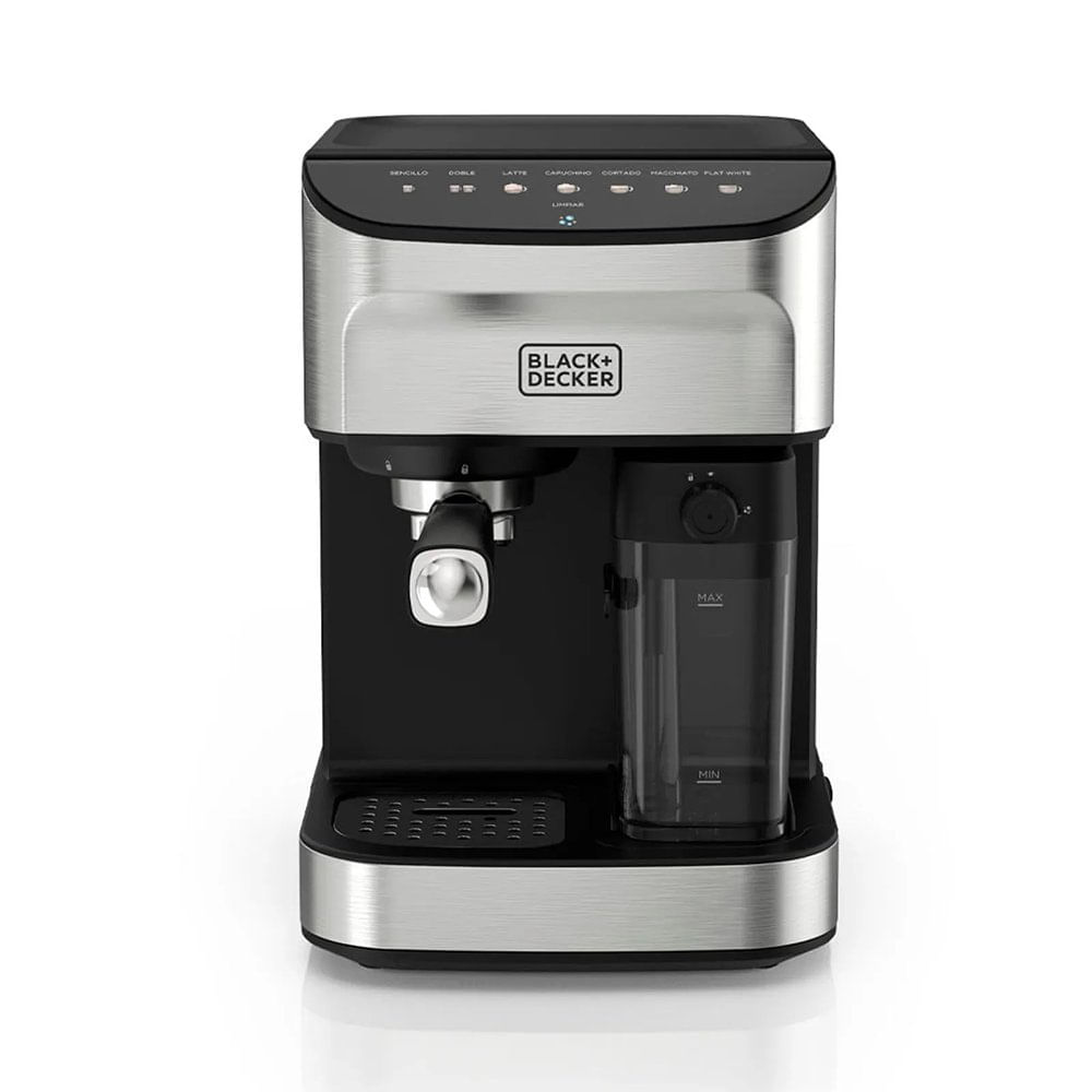 Máquina de Espresso Semi Automática de 20 Bares Color Negro