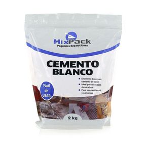 Cemento Blanco Bolsa 2 Kgs - Mixpack