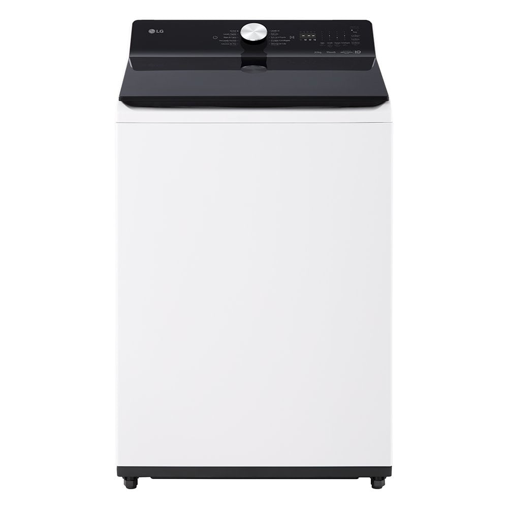 Lavadora Carga Superior de 22 kg con AI DD y ThinQ Color Blanco