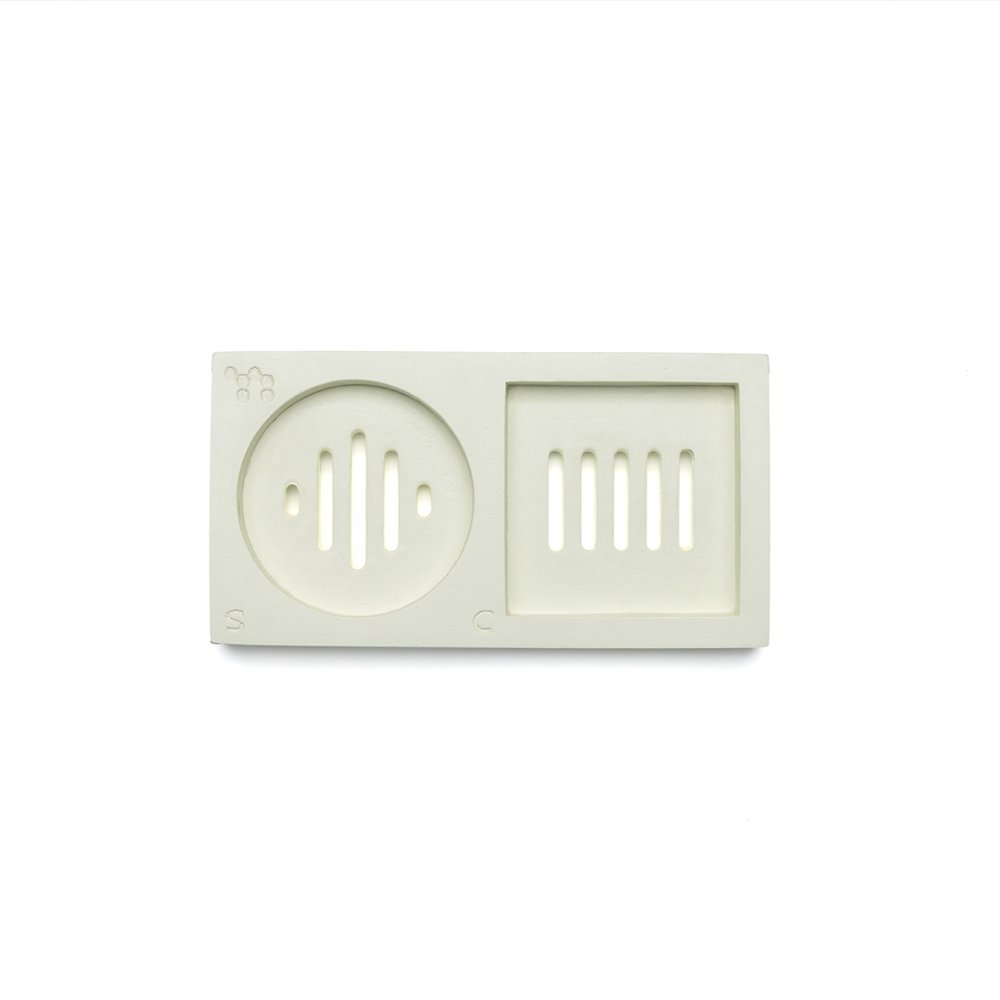 Base Drenante Nole Bar para Shampoo y Acondicionador Sólido Color Pea