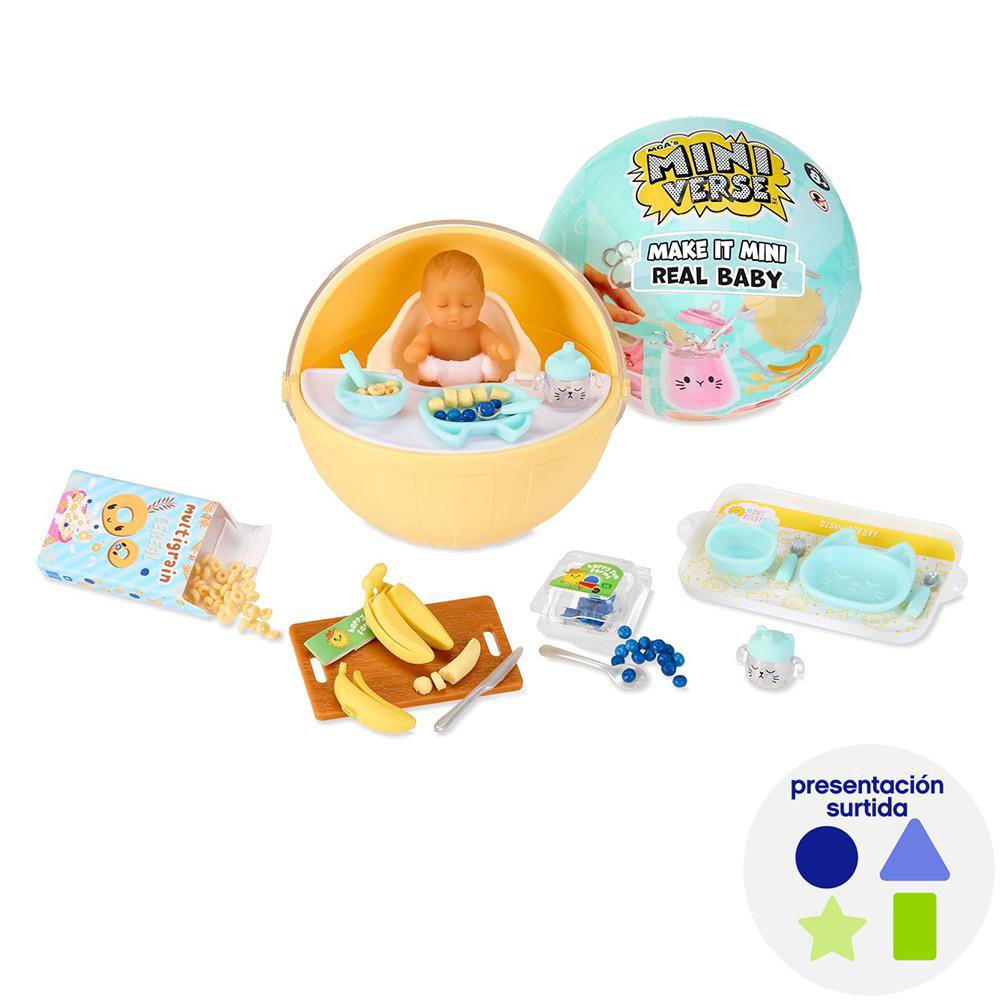 Cápsula Sorpresa Coleccionable Mini Verse Make It Mini Real Baby - Diseños Surtidos Cápsul…