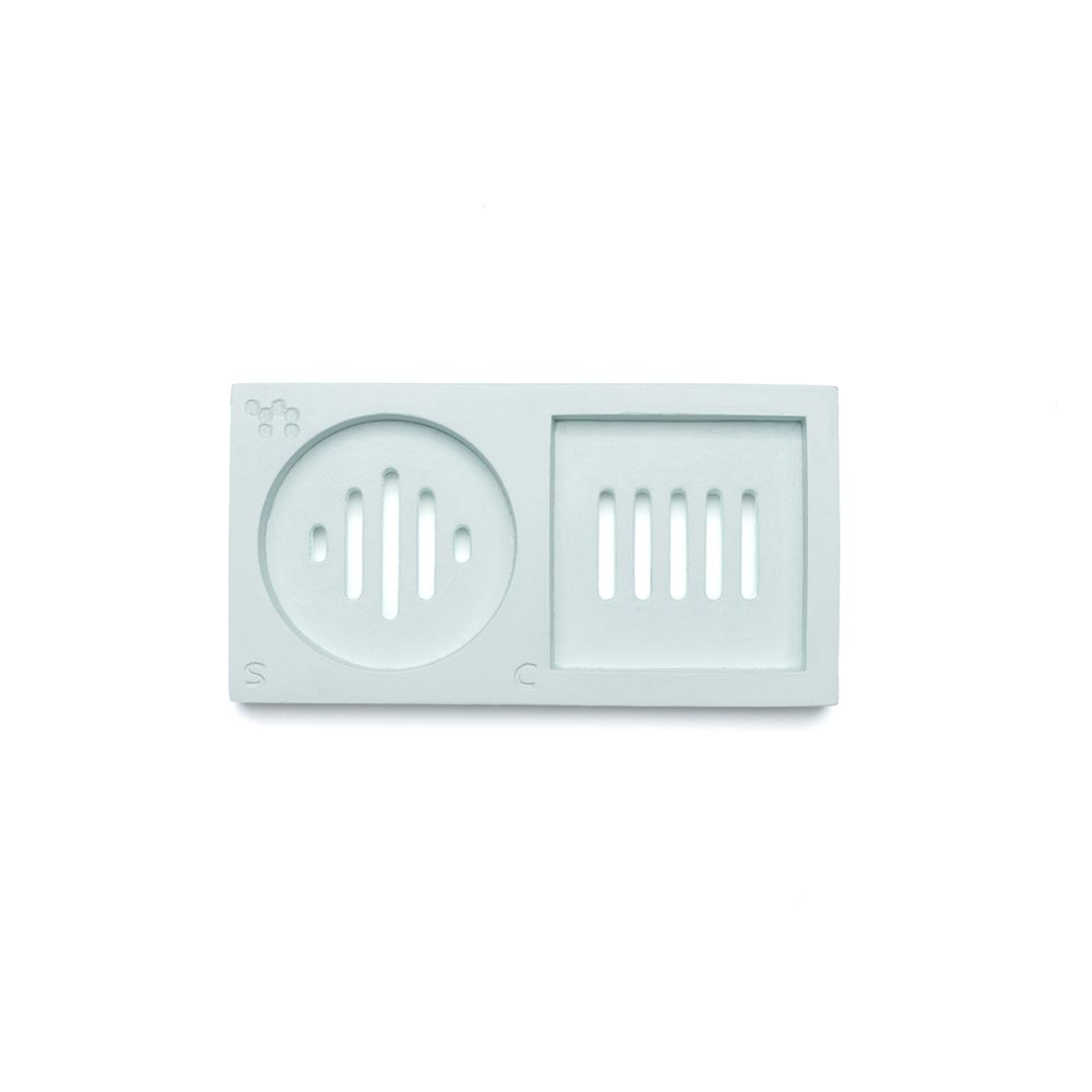 Base Drenante Nole Bar para Shampoo y Acondicionador Sólido Color Mint