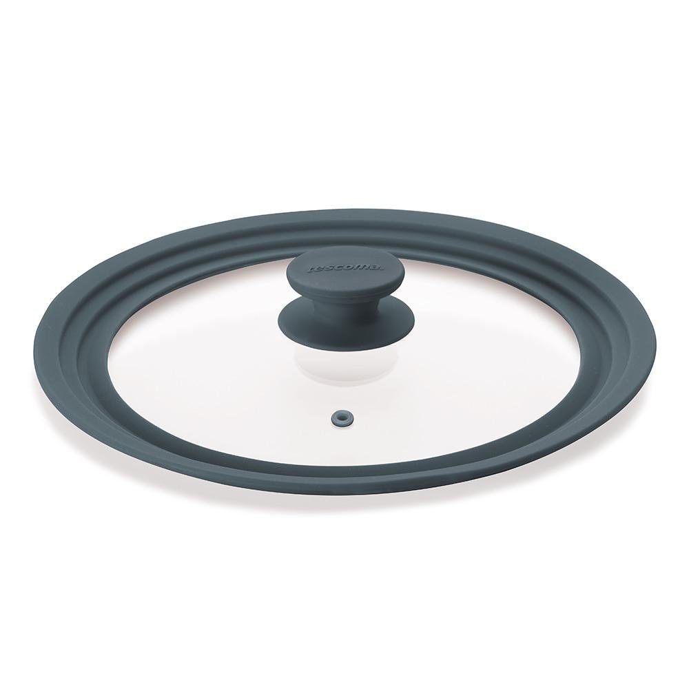 Tapa Unicover para Ollas y Sartenes de 24 26 y 28 cm Color Gris