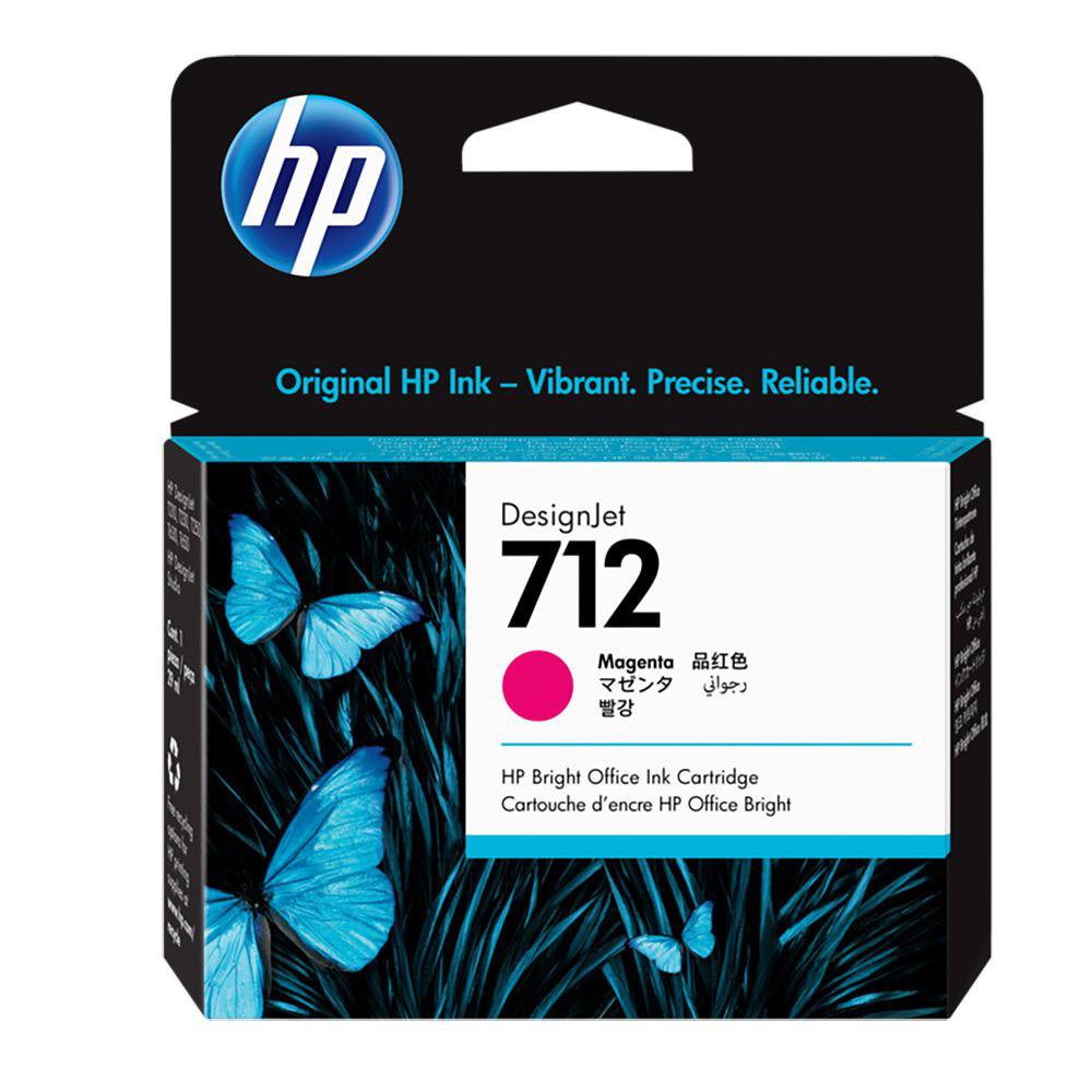 Cartucho de Tinta 712 Original de 29 ml para DesignJet Color Magenta