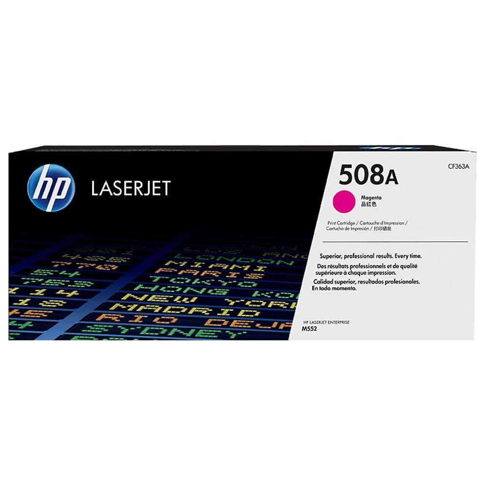 Cartucho de Tóner 508A Original LaserJet en Color Magenta Cartucho de Tóner 508A Original…
