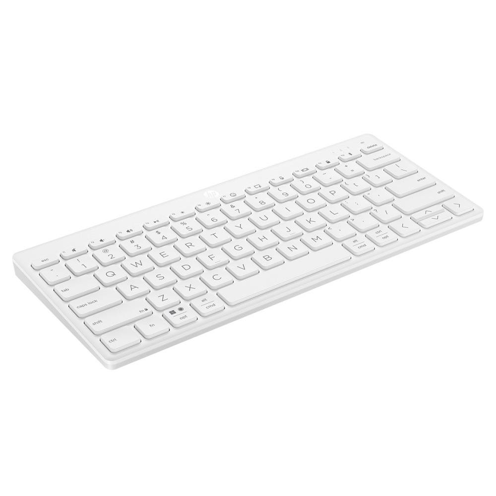 Teclado Compacto 350 Bluetooth para Múltiples Dispositivos en Color Blanco Teclado Compact…