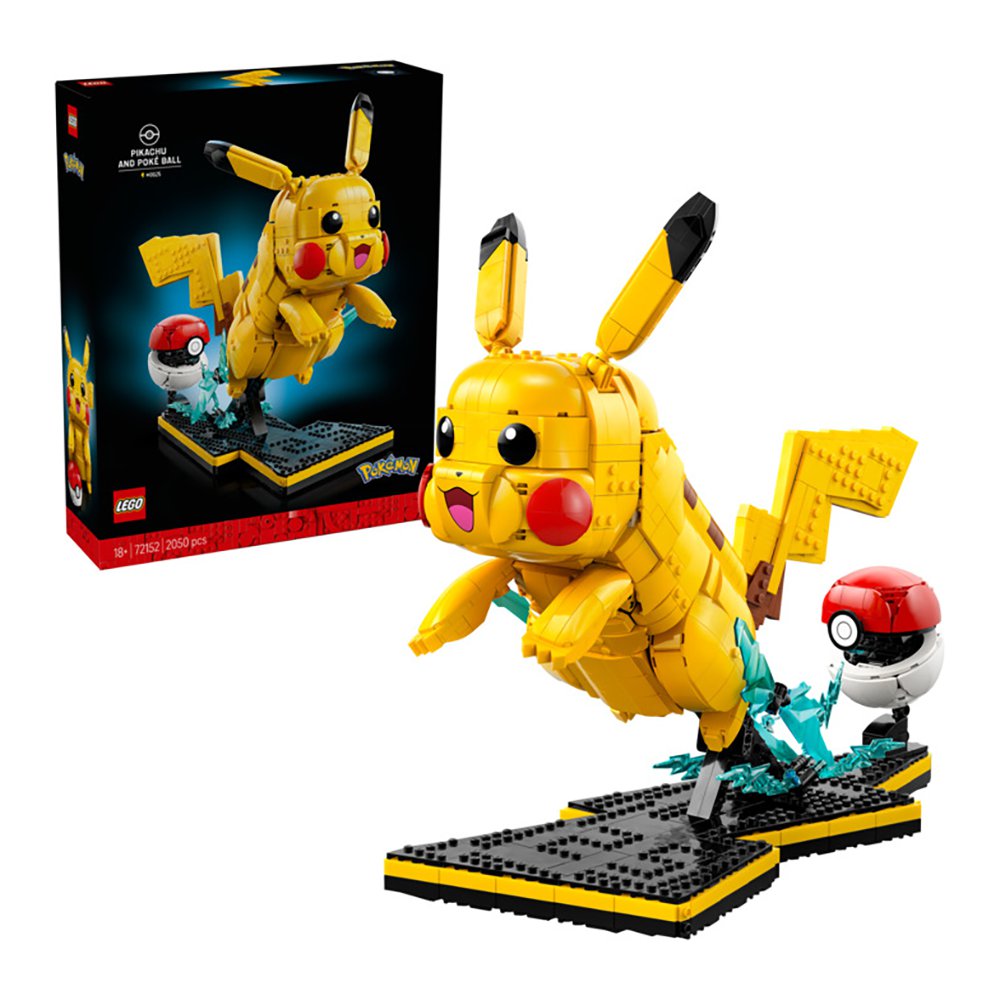 LEGO Pokémon Pikachu y Poké Ball #72152 de 2050 Piezas