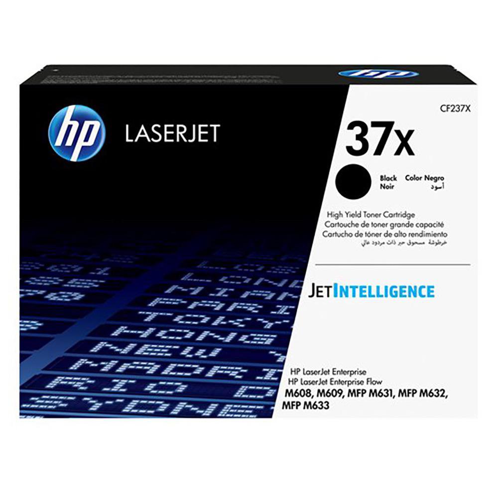 Cartucho 37X Alto Rendimiento Original para LaserJet en Color Negro