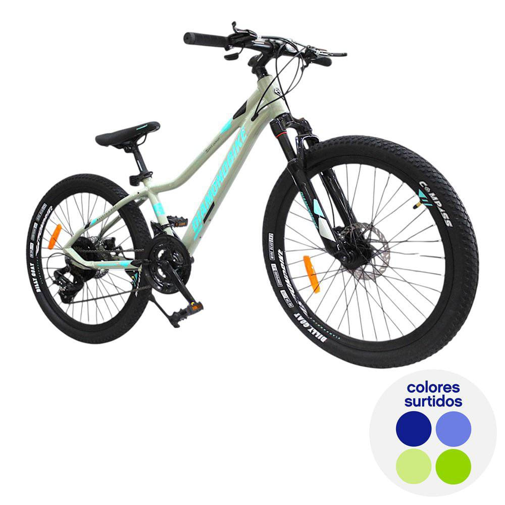 Bicicleta MTB 24 DMD-M 21S Alloy FDD para Montaña Juvenil/Adulto Colores Surtidos