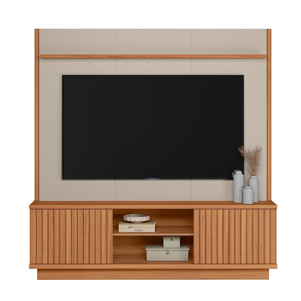 Modular para TV Ravenna 180 x 41 x 186 cm Color Café