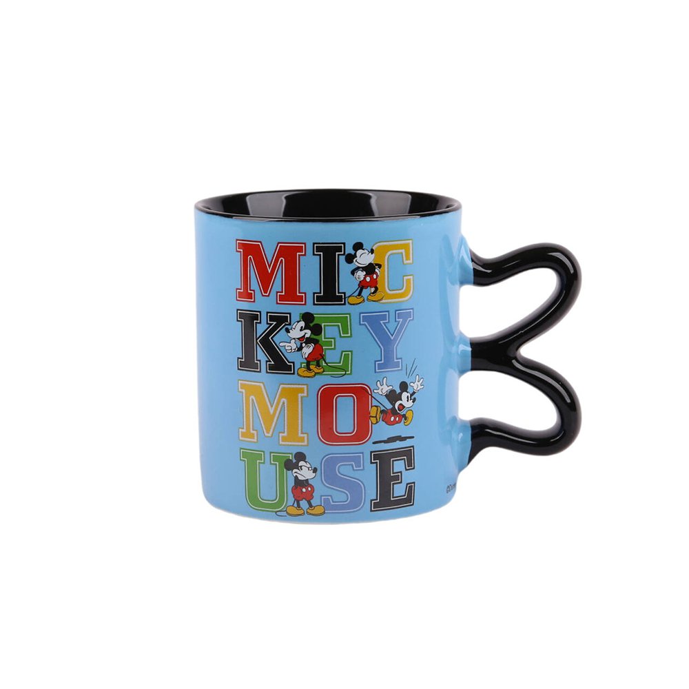 Taza Diseño de Mickey de 12.1 Oz Color Celeste