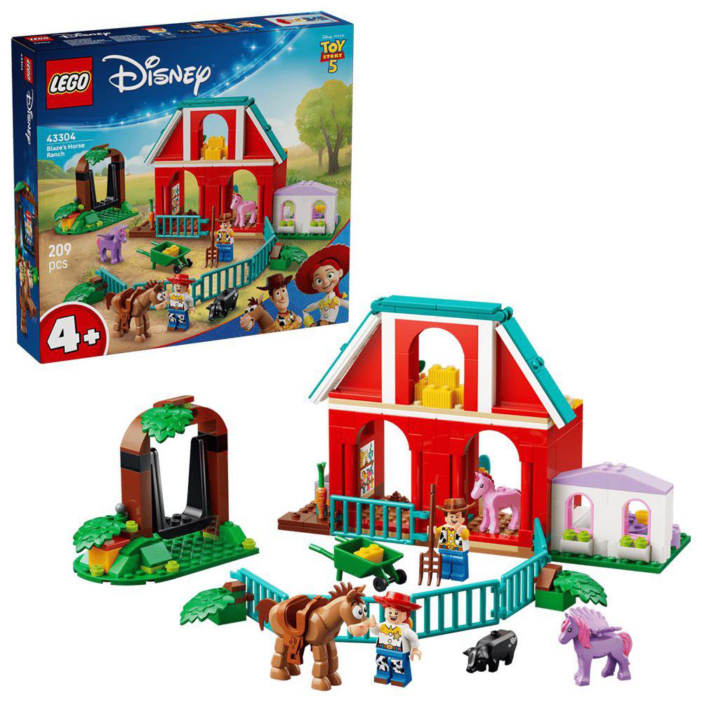 LEGO Disney Toy Story 5 Rancho Ecuestre de Blaze #43304 de 209 Piezas