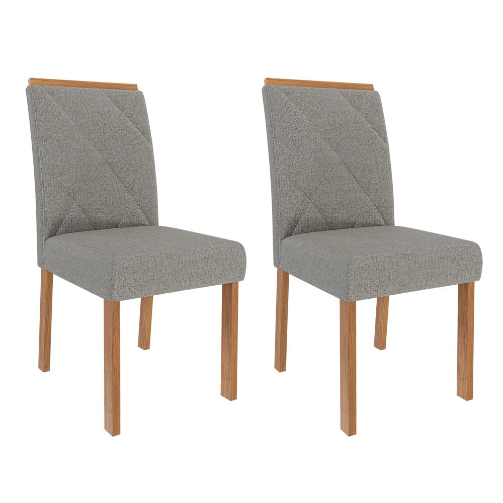 Set de 2 Sillas Fernanda Color Grafito