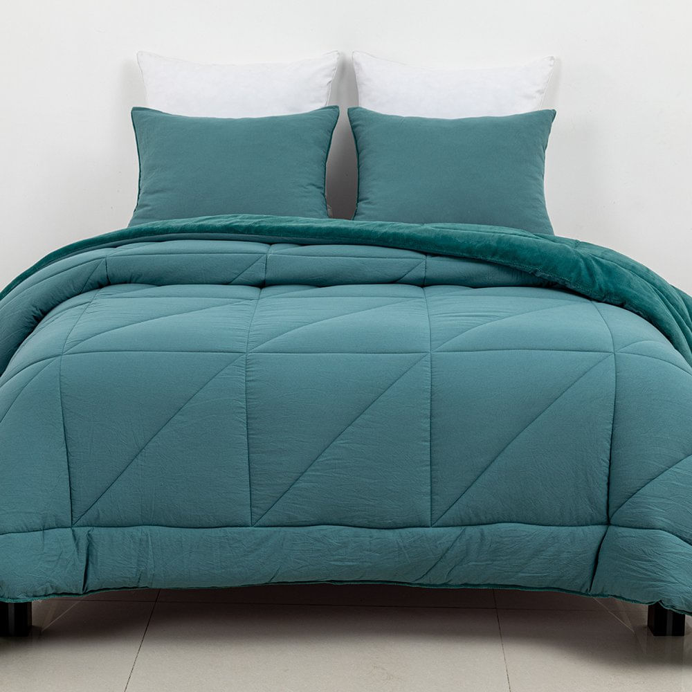 Set de Edredón King Eloise para Dormitorio Color Verde