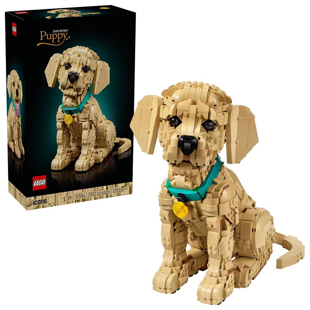 LEGO Icons Cachorro Golden Retriever #11384 de 2102 Piezas