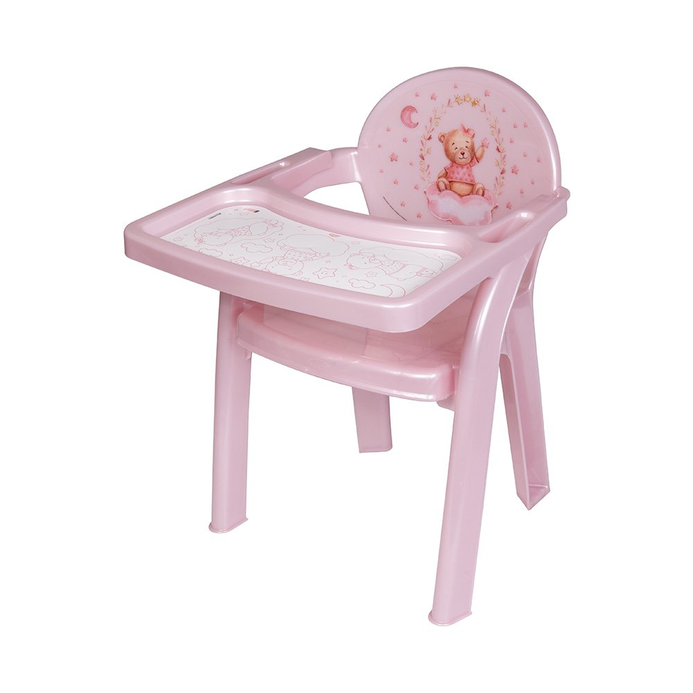 Sillón Infantil con Bandeja Diseño Oso Colores Surtidos