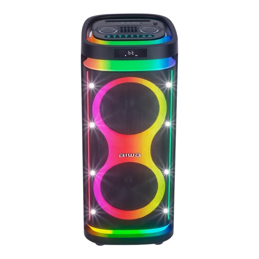 Bocina Bluetooth AWPOH6D de 1000 W con Luces LED en Color Negro Bocina Bluetooth AWPOH6D d…