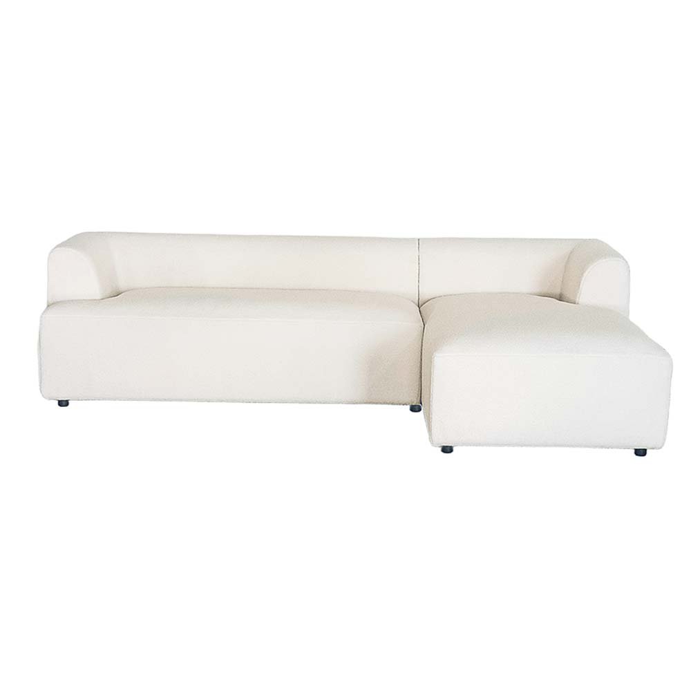 Sofá Esquinero Lara para 4 personas de 255 x 156 x 70 Cm en Color Beige Sofá Esquinero Lar…
