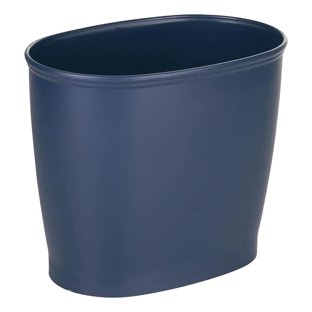 Basurero Ovalado Kent de 8 L Color Azul Marino