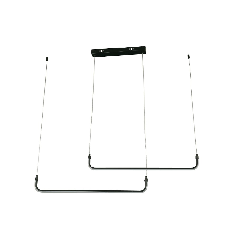 Lámpara Colgante LED CCT 100 cm Color Negro
