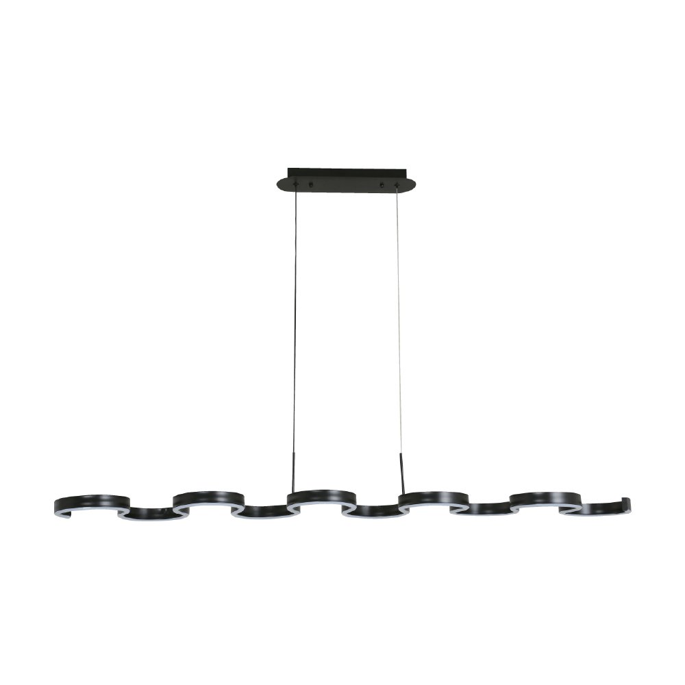 Lámpara Colgante LED CCT 150 cm Color Negro