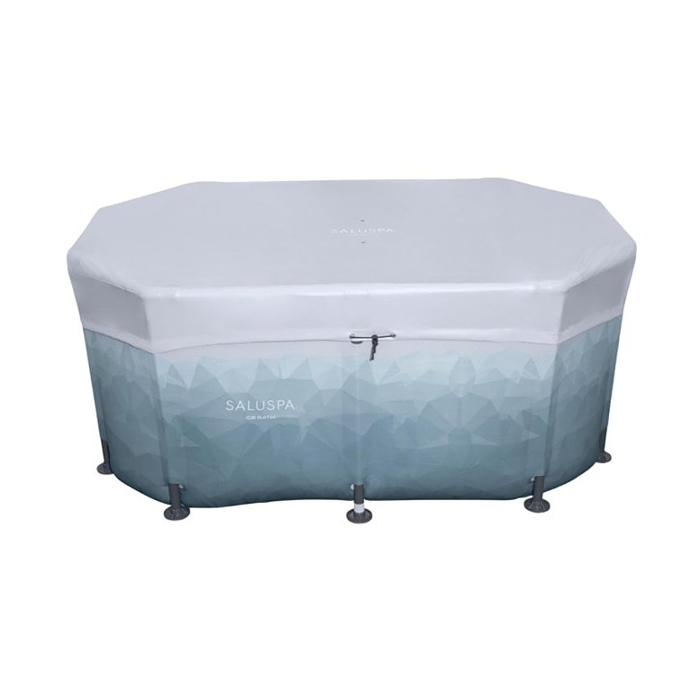Bañera Portátil para Terapia de Frío para 2 Personas Estructura de Acero 150 x 90 x 65 Cm…
