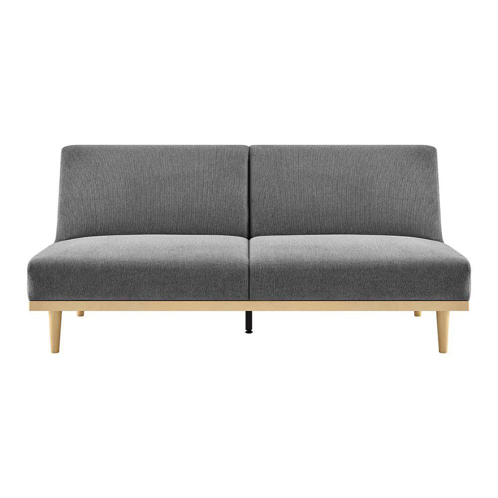 Sofá Cama Stuart con Respaldo Reclinable de 189 x 89 x 87 cm Gris