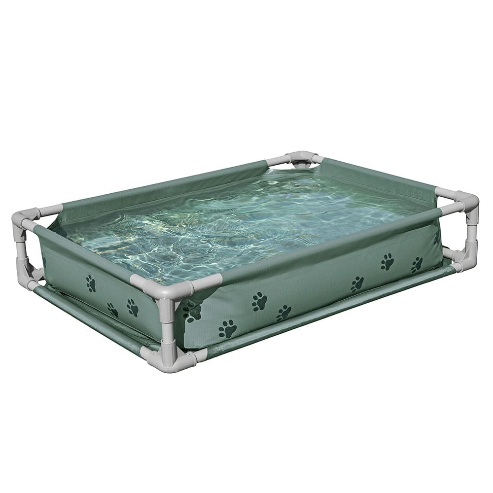 Piscina y Cama Elevada para Mascotas de Uso Dual 1.02 Metros x 74 x 20 Cm Cama Elevada y P…