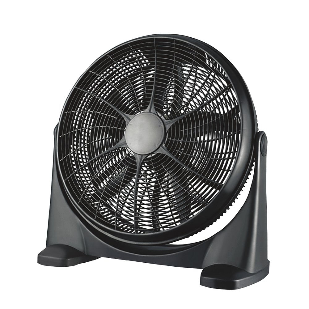 Ventilador de Piso 20 plg de 3 Velocidades Color Negro