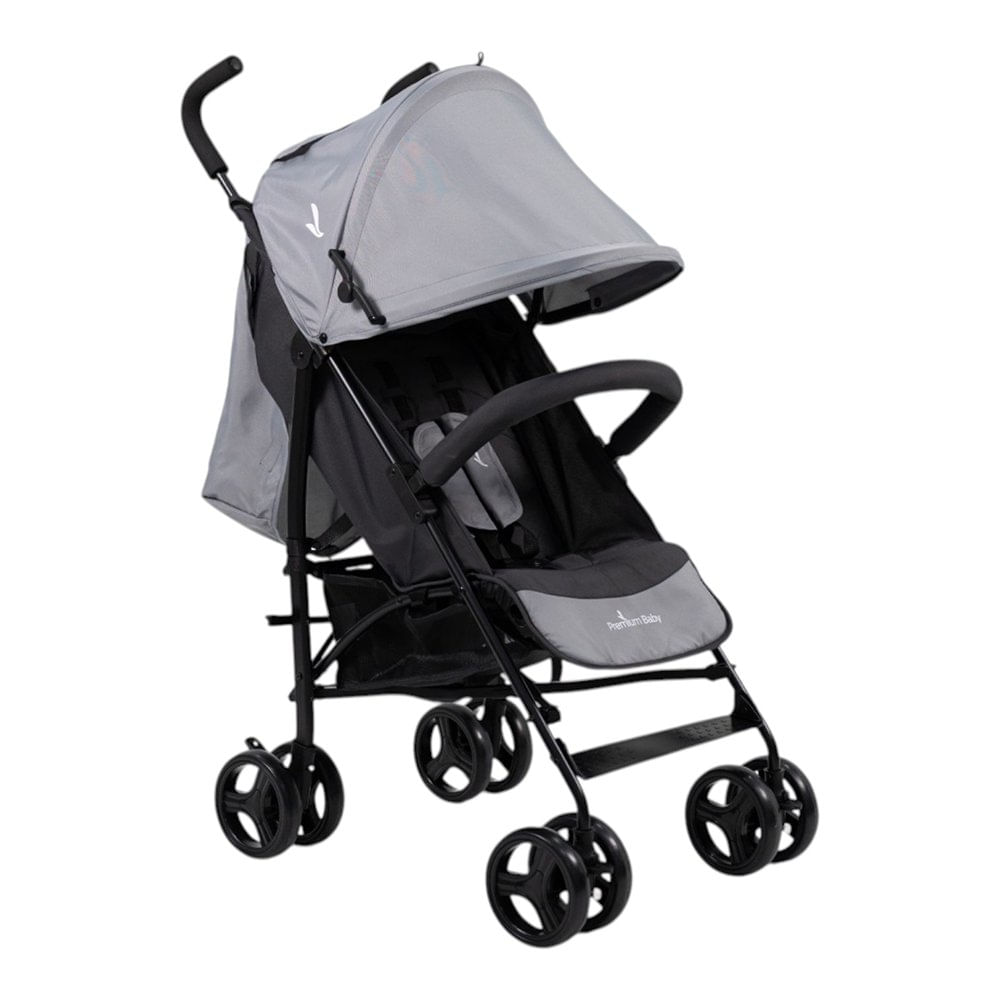 Carruaje Aero Tipo Sombrilla con Reclinado de 3 Posiciones y Capota Color Gris Carruaje Ae…