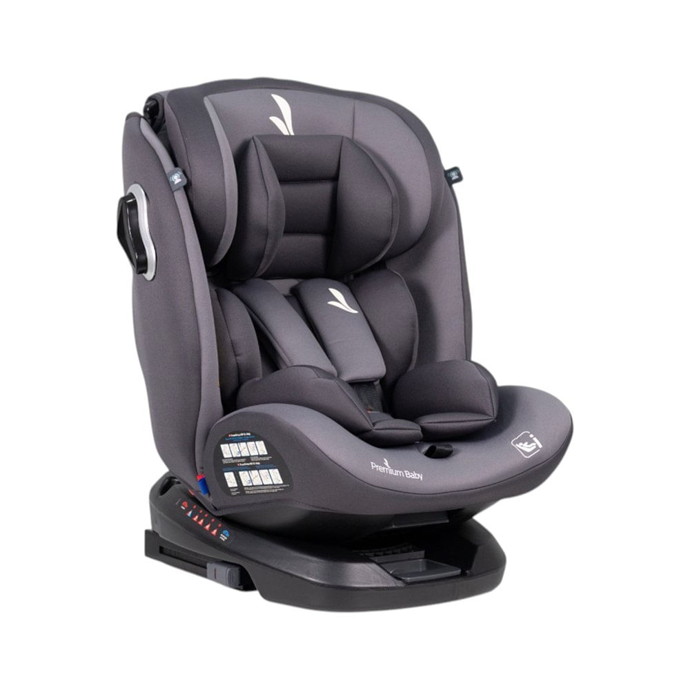 Silla para Carro Umbra Giratoria 360° Color Gris Silla de Carro Umbra Gris Giratoria 360° con Isofix y Arnés 5 Puntos Gris