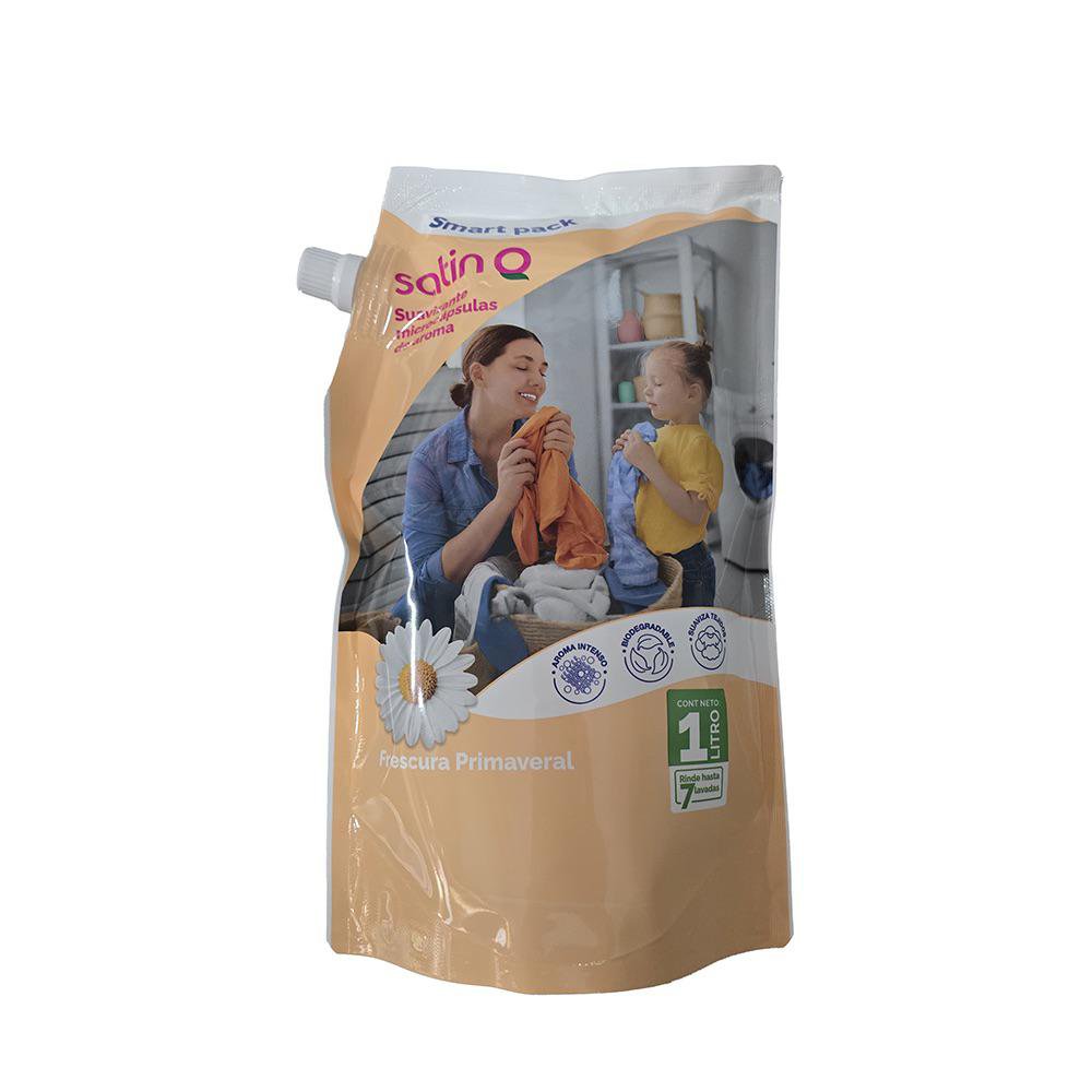 Suavizante de Telas Doypack 1 Litro de Aroma Frescura Primaveral