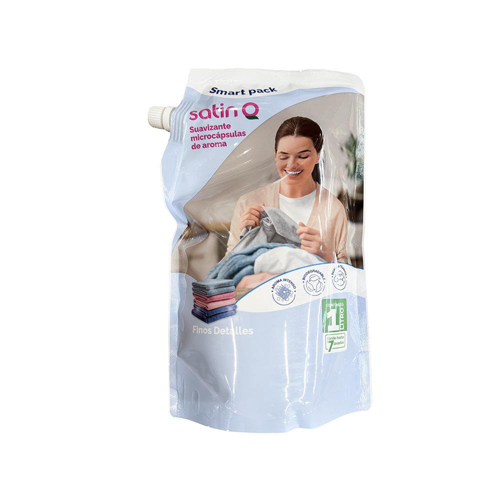 Suavizante de Telas Doypack 1 Litro de Aroma Finos Detalles