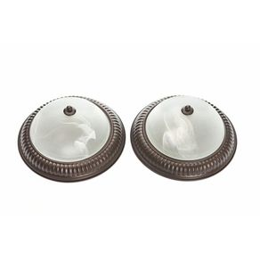 Plafón De Techo Para 2 Bombillos Base E27 60W - Zlumini Varios Colores