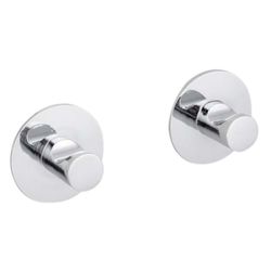 Ganchos Alloy Redondos Cromado - Viva