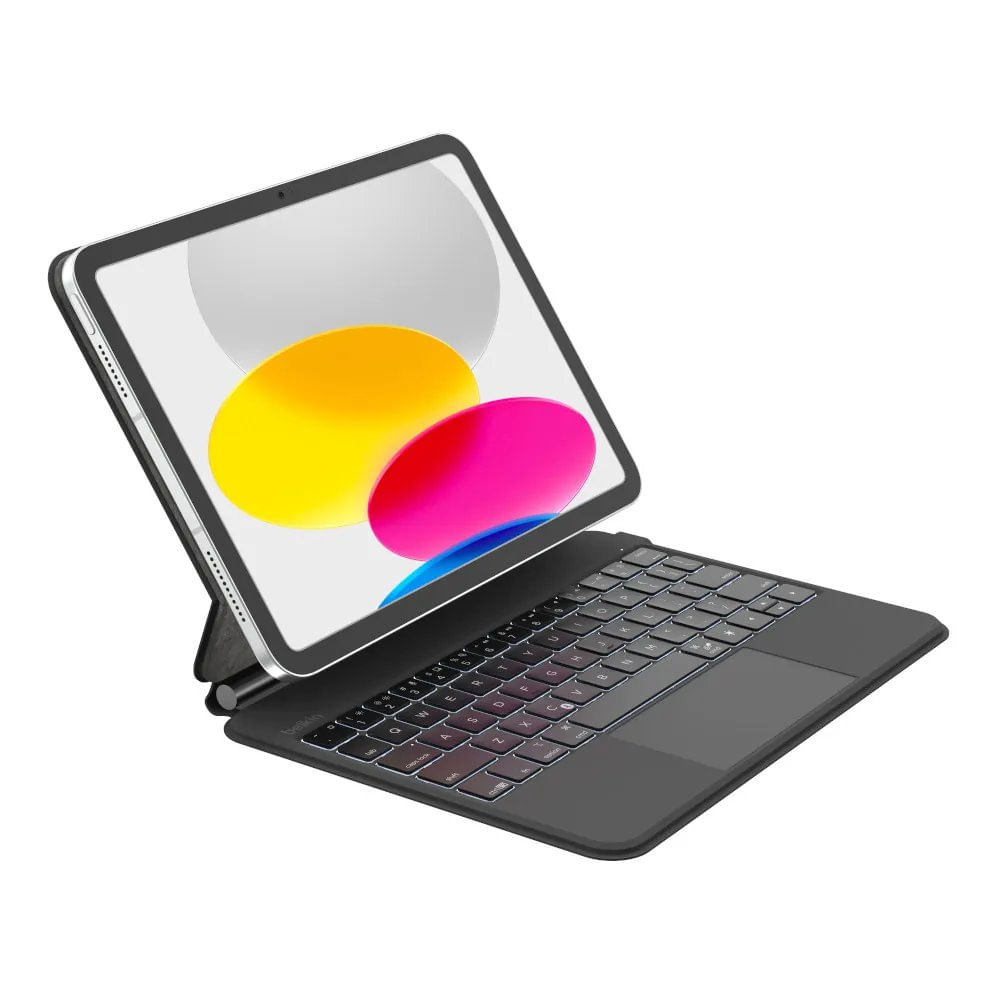 Funda de Teclado para iPad 10 y Pro de 11 Plg en Color Negro