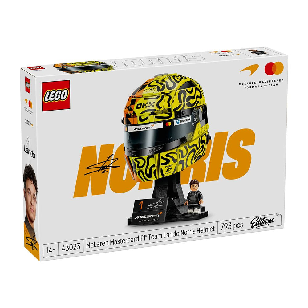LEGO Icons Casco de Lando Norris McLaren Formula 1 Team #43023 de 793 Piezas
