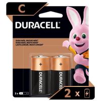 Batería Alkalina C 2 Pzs - Duracell