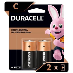 Batería Alkalina C 2 Pzs - Duracell