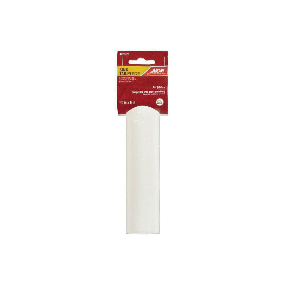 Cola para Sifón de Lavatrastos Plástico 1 1/2 x 6 Plg Cola Para Sifón De Plástico 1-1/2X6…