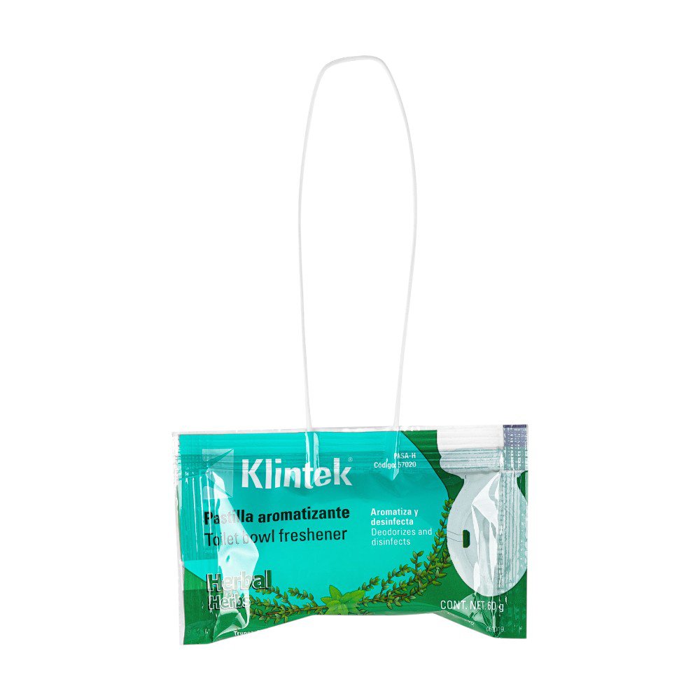 Pastilla Aromatizante y Desinfectante para Sanitario Aroma Herbal de 60 gr