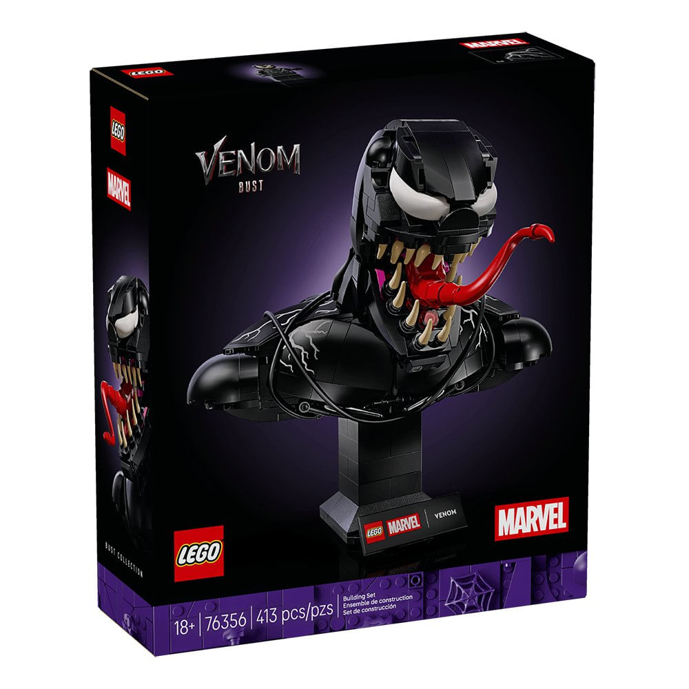 LEGO Marvel Busto de Venom #76356 de 413 Piezas