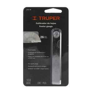 Calibrador De Espesores De 26 Hojas - Truper