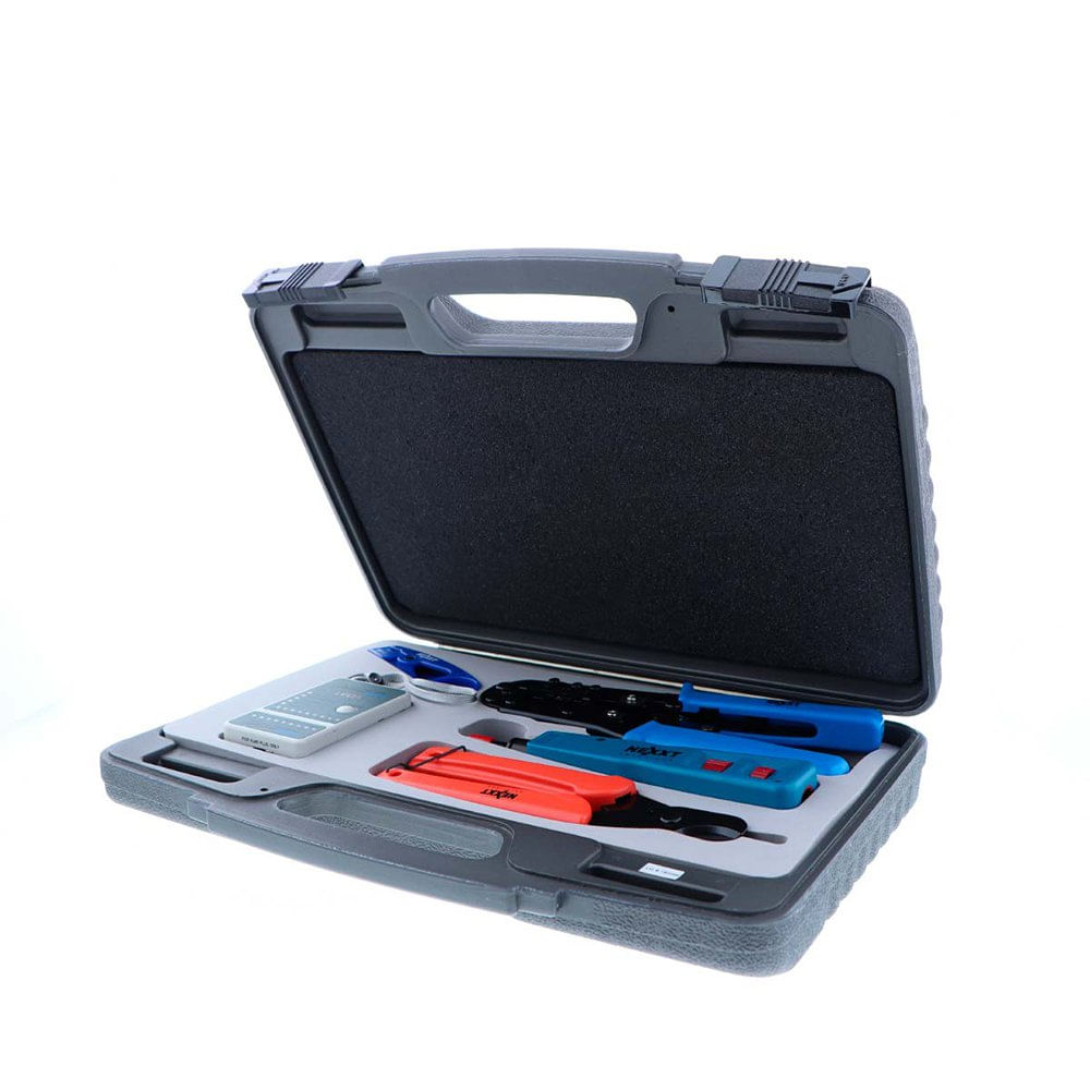 Kit Básico de Herramientas para Redes con Estuche Rígido